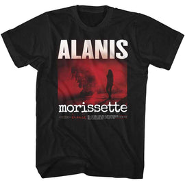 Alanis Morissette-Alanis Morissette Concert Stage-Black Adult S/S T-Shirt - Black