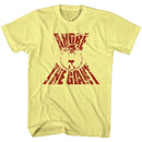 Andre The Giant-Real G-Yellow Heather Adult S/S T-Shirt - Yellow Heather