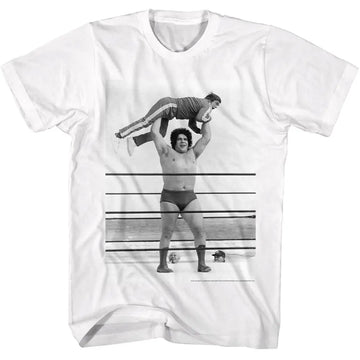 Andre The Giant-Lightweight-White Adult S/S T-Shirt - White