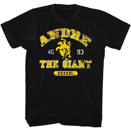 Andre The Giant-Hand-Black Adult S/S T-Shirt - Black