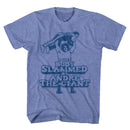 Andre The Giant-Slammed-Light Blue Heather Adult S/S T-Shirt - Light Blue Heather