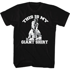 Andre The Giant-Death-Black Adult S/S T-Shirt - Black