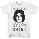 Andre The Giant-Straight Outta Here-White Adult S/S T-Shirt - White
