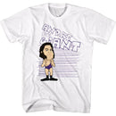 Andre The Giant-Big Purp-White Adult S/S T-Shirt - White