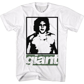 Andre The Giant-Gizey-White Adult S/S T-Shirt - White