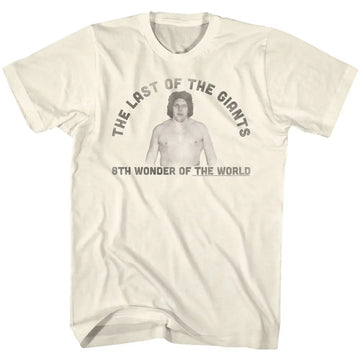 Andre The Giant-Last One-Natural Adult S/S T-Shirt - Natural