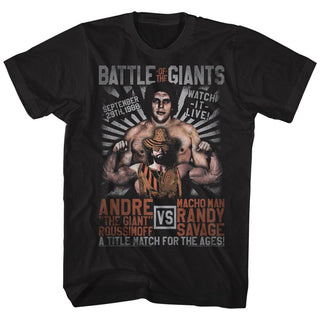Andre The Giant Versus Match Adult T-Shirts
