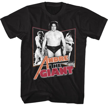 Andre The Giant-Andre-Black Adult S/S T-Shirt - Black