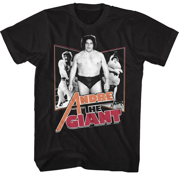 Andre The Giant-Andre-Black Adult S/S T-Shirt - Black