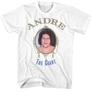 Andre The Giant-The Giant-White Adult S/S T-Shirt - White