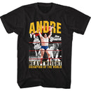 Andre The Giant-Heavyweight Champ-Black Adult S/S T-Shirt - Black
