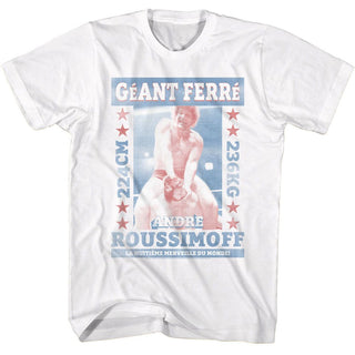 Andre The Giant Andre Geant Ferre Adult T-Shirts
