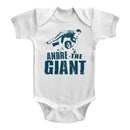 Andre The Giant-Andre The Giant-White Infant S/S Bodysuit-24M - White