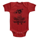 Andre The Giant-Bodyslam-Red Infant S/S Bodysuit-18M - Red