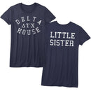 Animal House-Delta House-Navy Ladies S/S T-Shirt ***F&B*** - Navy