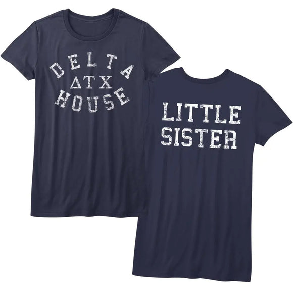 Animal House-Delta House-Navy Ladies S/S T-Shirt ***F&B*** - Navy