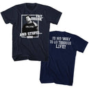 Animal House-Drunk And Stupid-Navy Adult S/S T-Shirt ***F&B*** - Navy