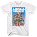 Animal House-Poster Time-White Adult S/S T-Shirt - White