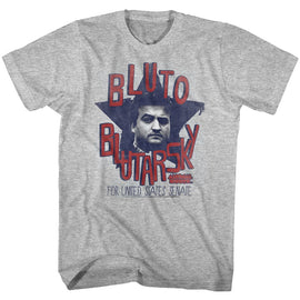 Animal House-Bluto 2014-Gray Heather Adult S/S T-Shirt - Gray Heather