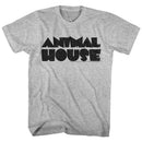 Animal House-Logo-Gray Heather Adult S/S T-Shirt - Gray Heather