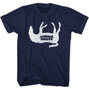 Animal House-Horsey-Navy Adult S/S T-Shirt - Navy