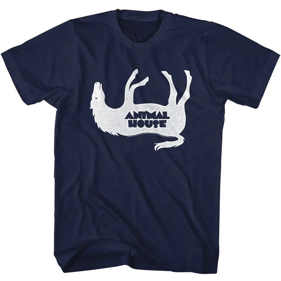 Animal House-Horsey-Navy Adult S/S T-Shirt - Navy