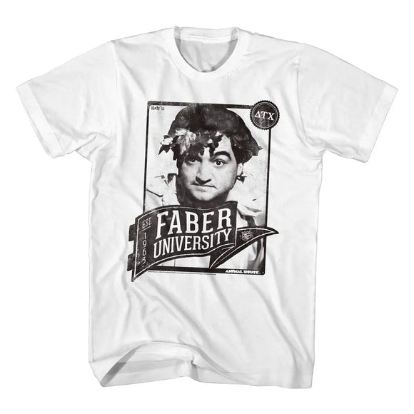 Animal House-Pennant-White Adult S/S T-Shirt - White
