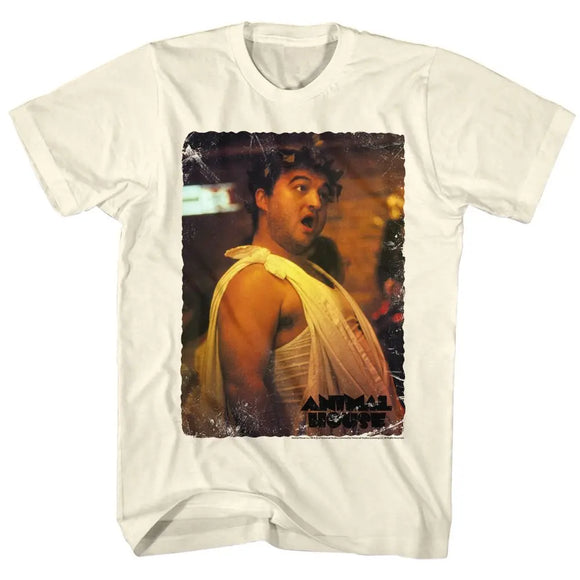 Animal House-Vintage Toga-Natural Adult S/S T-Shirt - Natural