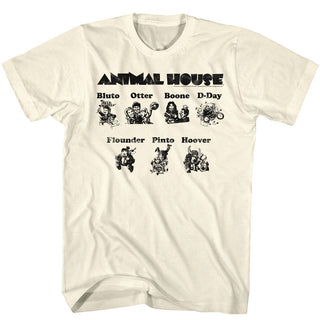 Animal House Cartoons Adult T-Shirts