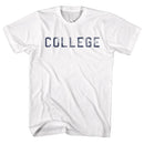 Animal House-Distress College-White Adult S/S T-Shirt - White