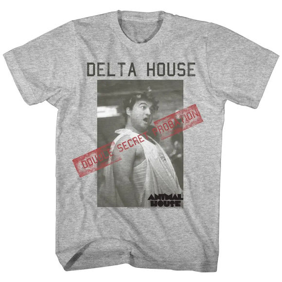 Animal House-Probation-Gray Heather Adult S/S T-Shirt - Gray Heather