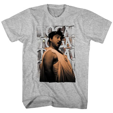 Animal House-Toga Chant-Gray Heather Adult S/S T-Shirt - Gray Heather