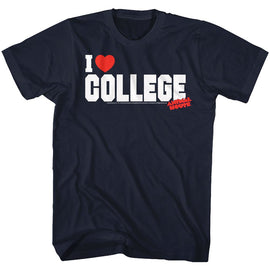 Animal House-Ilc-Navy Adult S/S T-Shirt - Navy
