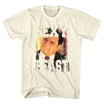 Animal House-Sexy Beast-Natural Adult S/S T-Shirt - Natural