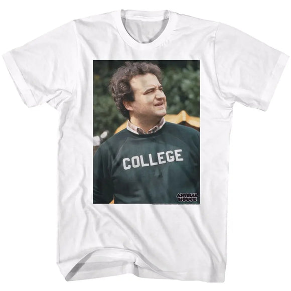 Animal House-Lookn Forward-White Adult S/S T-Shirt - White