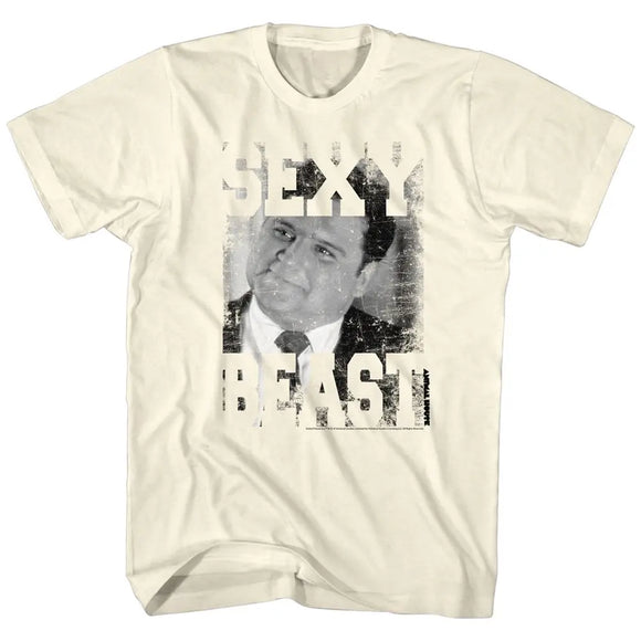 Animal House-Sexy Beast-Natural Adult S/S T-Shirt - Natural