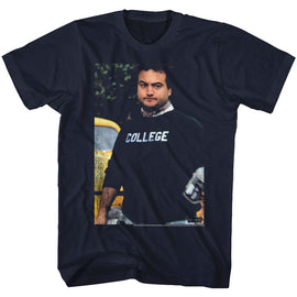 Animal House-D House-Navy Adult S/S T-Shirt - Navy