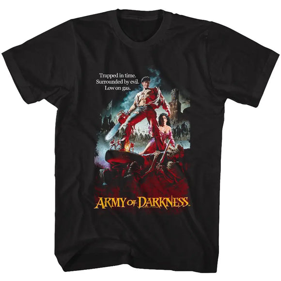 Army Of Darkness-Logo-Black Adult S/S T-Shirt - Black