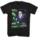 Army Of Darkness-Mr Fancy Pants-Black Adult S/S T-Shirt - Black