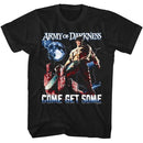 Army Of Darkness-Army Of Darkness Get Some Lightning-Black Adult S/S T-Shirt - Black