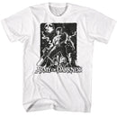 Army Of Darkness-Army Of Darkness Stark Night-White Adult S/S T-Shirt - White