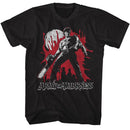Army Of Darkness-Army Of Darkness Bloody Aod-Black Adult S/S T-Shirt - Black