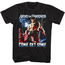 Army Of Darkness-Army Of Darkness Get Some Lightning-Black Adult S/S T-Shirt - Black