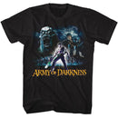Army Of Darkness-Army Of Darkness Night Sky-Black Adult S/S T-Shirt - Black