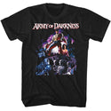 Army Of Darkness Aod Two Tone Collage Adult T-Shirts