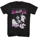 Aretha-Aretha Rock Steady Baby Collage-Black Adult S/S T-Shirt - Black