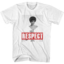 Aretha-Aretha Respect-White Adult S/S T-Shirt - White