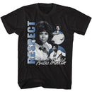 Aretha-Aretha Find Out What It Means To Me-Black Adult S/S T-Shirt - Black