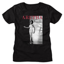 Aretha-Aretha Two Tone Bg-Black Ladies S/S T-Shirt - Black