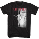 Aretha-Aretha Two Tone Bg-Black Adult S/S T-Shirt S - Black